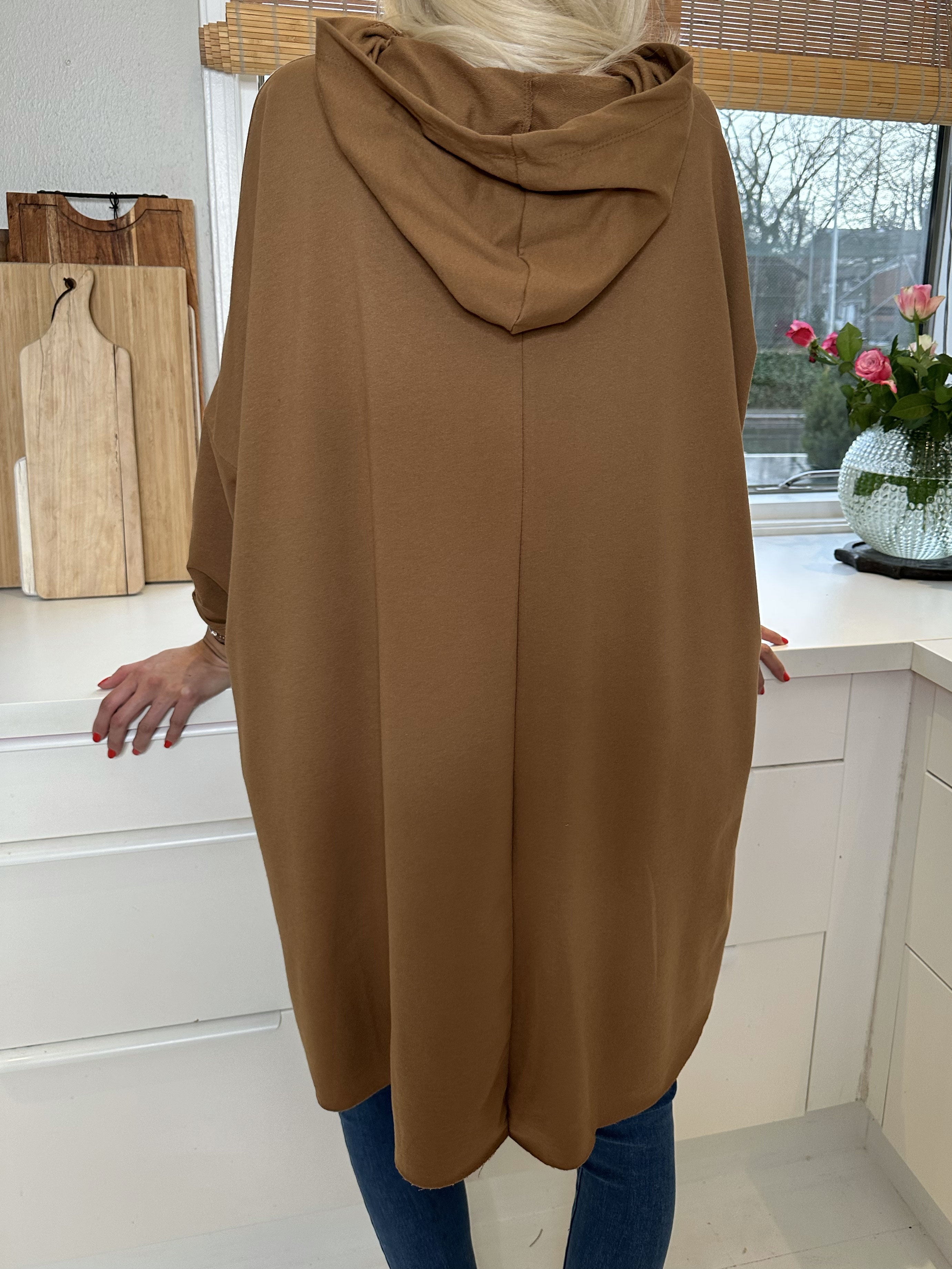 Rock - Cool hoodie klänning med text